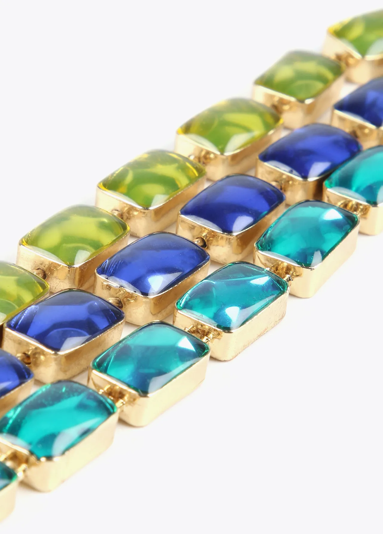pulsera_de_cristales_multicolor_3.webp Lola Casademunt Bisuteria<Pulsera de cristales multicolor AZUL-AMARILLO