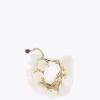 Lola Casademunt Bisuteria<Pulsera dorada y nacarada CRUDO