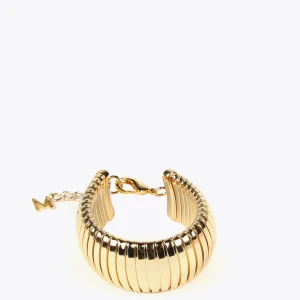 Lola Casademunt Bisuteria<Pulsera elástica DORADO