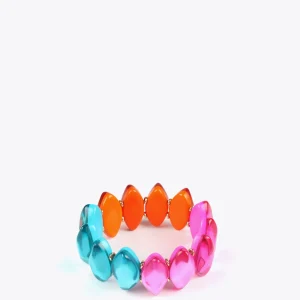 Lola Casademunt Bisuteria<Pulsera elástica colores AZULELECTRICO