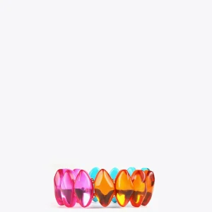 Lola Casademunt Bisuteria<Pulsera elástica colores AZULELECTRICO