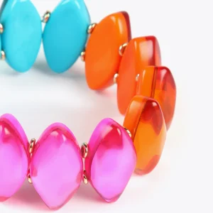 Lola Casademunt Bisuteria<Pulsera elástica colores AZULELECTRICO