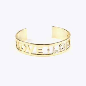 Lola Casademunt Pulseras<Pulsera rígida Lola love DORADO