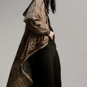Lola Casademunt Animal Print | Chaquetas Y Gabardinas<Raincoat animal print MARRON-NEGRO