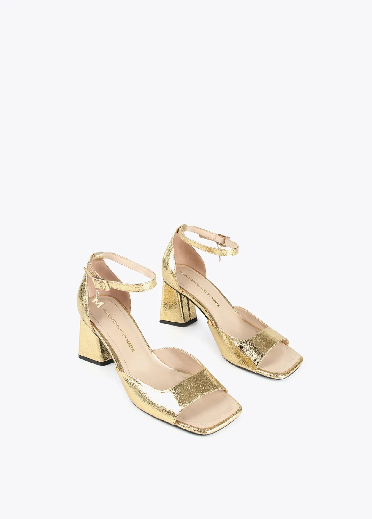 sandalia_de_tacn_1.webp Lola Casademunt Calzado<Sandalia de tacón DORADO