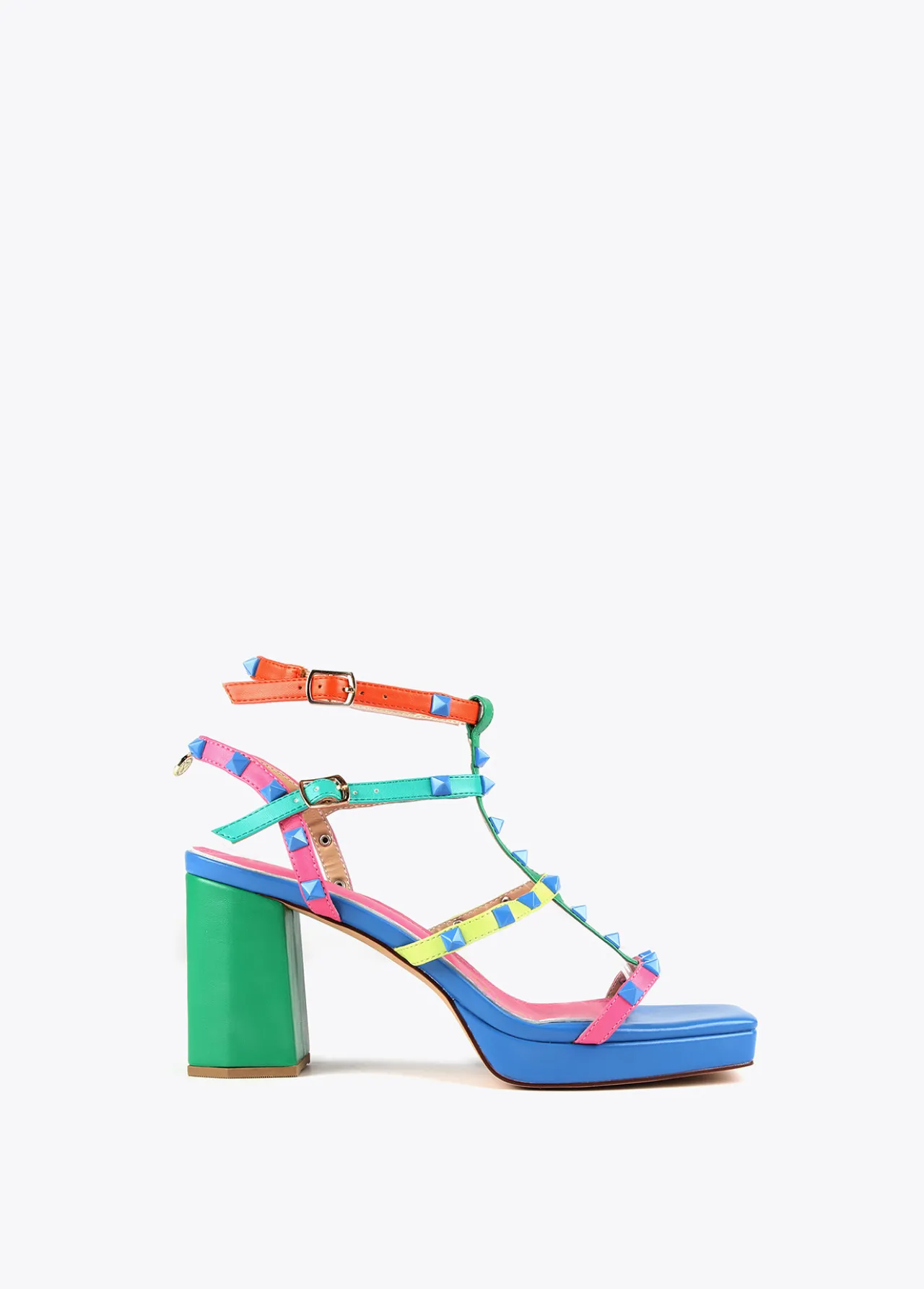 sandalia_de_tacn_con_tiras_multicolor_0.webp Lola Casademunt Calzado<Sandalia de tacón con tiras multicolor VERDE-ROSA