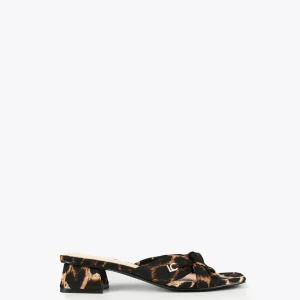 Lola Casademunt Calzado<Sandalia estampado animal DORADO