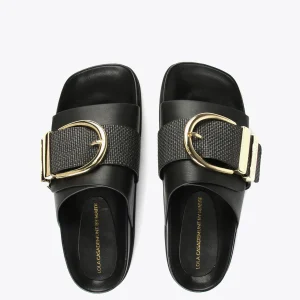 Lola Casademunt Calzado<Sandalia plana NEGRO