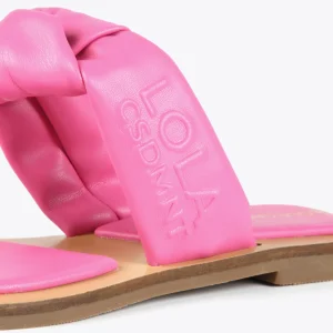 Lola Casademunt Calzado | Baño<Sandalia plana de dedo NEGRO