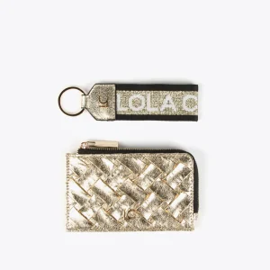 Lola Casademunt Otros Complementos | Carteras Y Monederos<Set Monedero tarjetero y llavero NEGRO