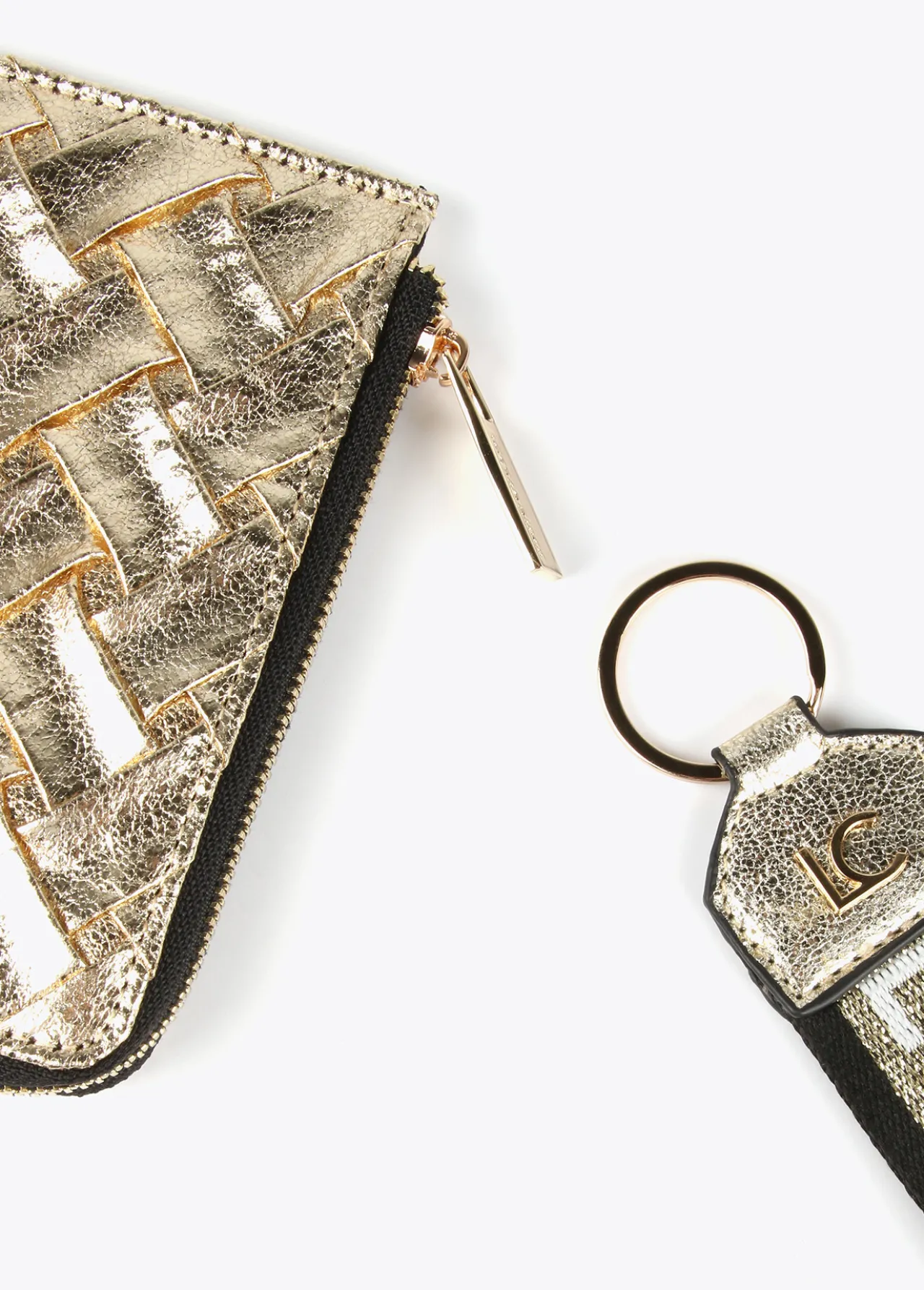 set_monedero_tarjetero_y_llavero_3-1.webp Lola Casademunt Otros Complementos | Carteras Y Monederos<Set Monedero tarjetero y llavero NEGRO