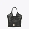 Lola Casademunt Bolsos De Hombro | Bolsos Shopper<Shopper acolchado de cuadros NEGRO