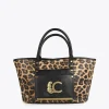 Lola Casademunt Animal Print | Bolsos Shopper<Shopper animal print MARRON-NEGRO