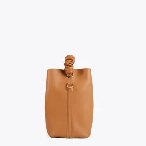 Lola Casademunt Bolsos Shopper | Bolsos De Hombro<Shopper asa fruncida MARRON