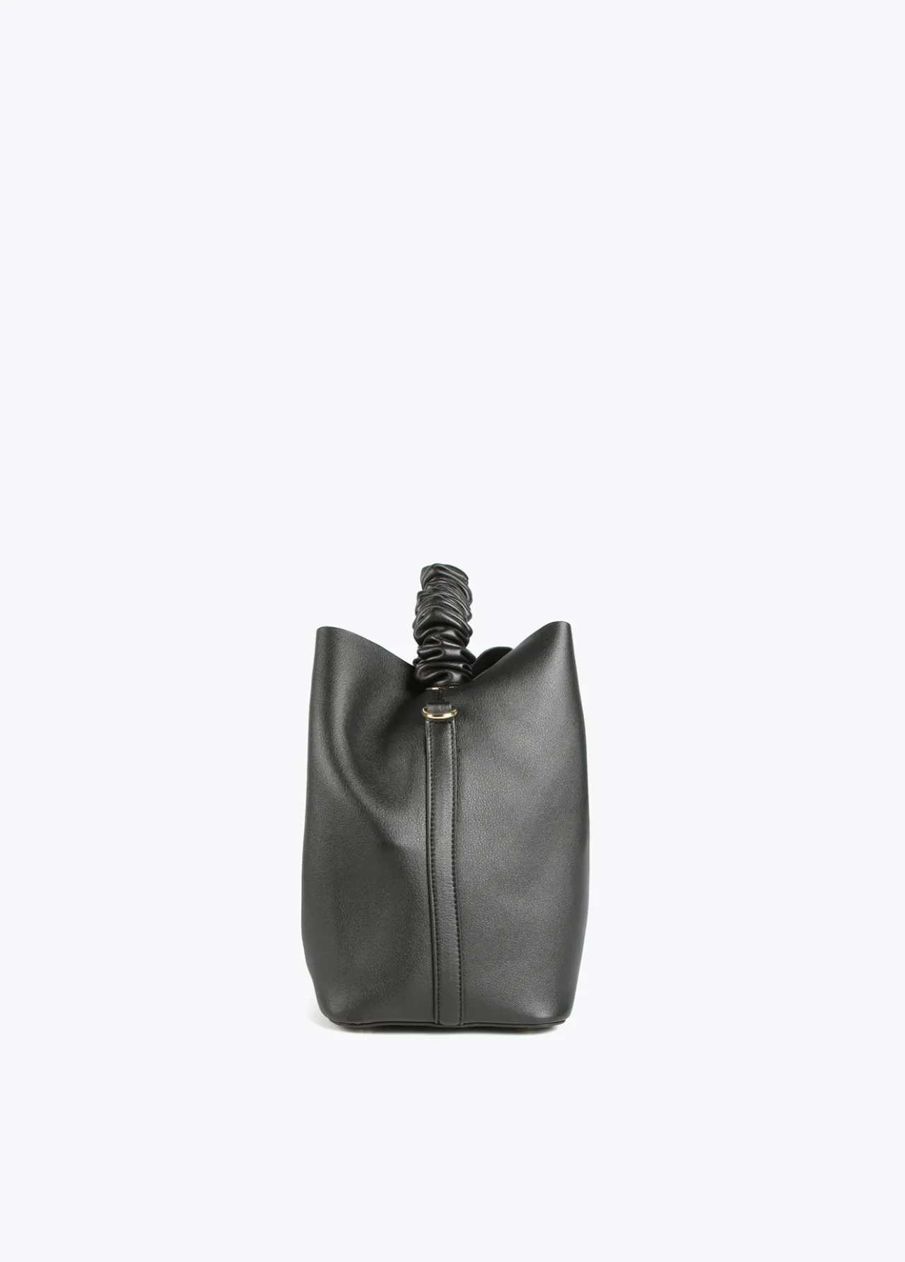 shopper_asa_fruncida_7.webp Lola Casademunt Bolsos Shopper | Bolsos De Hombro<Shopper asa fruncida MARRON