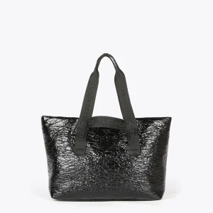 Lola Casademunt Bolsos Shopper | Bolsos De Hombro<Shopper efecto charol MARRON