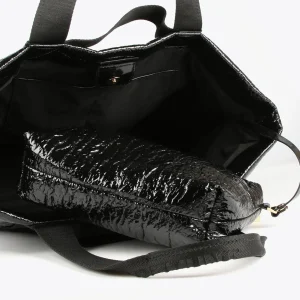 Lola Casademunt Bolsos Shopper | Bolsos De Hombro<Shopper efecto charol MARRON