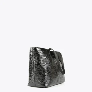Lola Casademunt Bolsos Shopper | Bolsos De Hombro<Shopper efecto charol MARRON