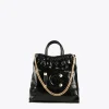 Lola Casademunt Bolsos Shopper | Bolsos De Hombro<Shopper efecto piel brillante NEGRO