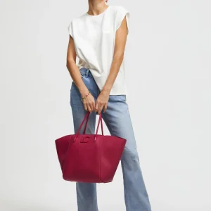 Lola Casademunt Bolsos Shopper | Bolsos De Hombro<Shopper efecto piel granulado CRUDO