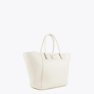 Lola Casademunt Bolsos Shopper | Bolsos De Hombro<Shopper efecto piel granulado CRUDO