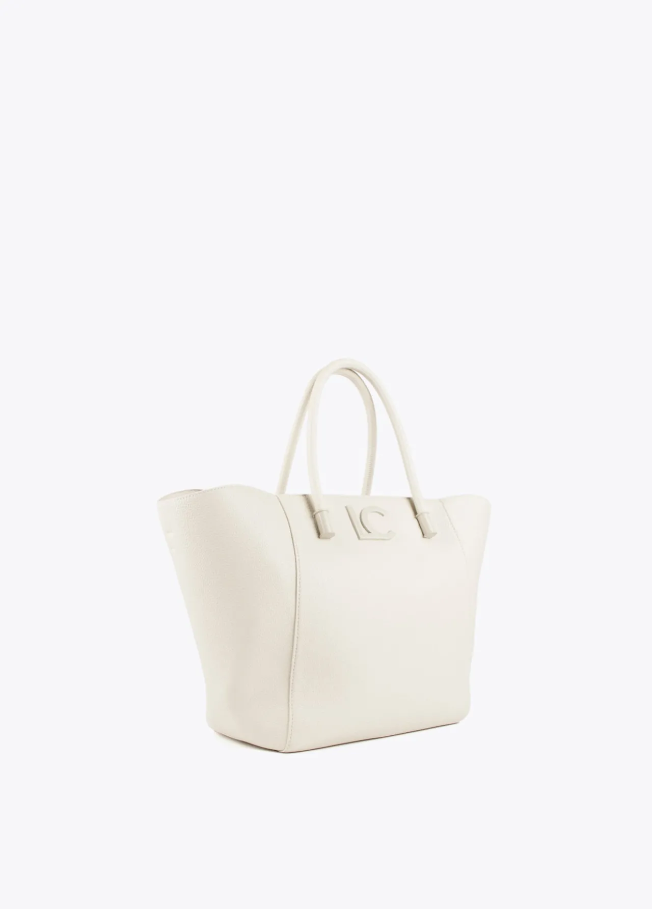 shopper_efecto_piel_granulado_4.webp Lola Casademunt Bolsos Shopper | Bolsos De Hombro<Shopper efecto piel granulado CRUDO