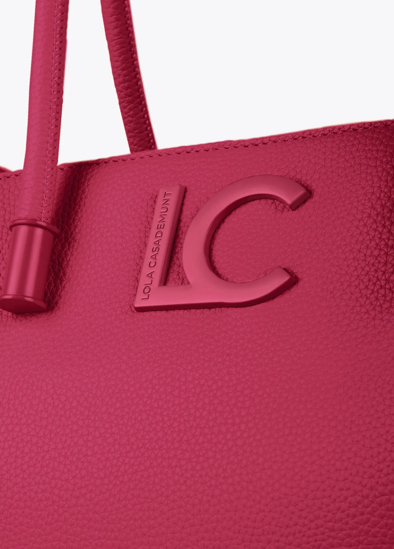 shopper_efecto_piel_granulado_6.webp Lola Casademunt Bolsos Shopper | Bolsos De Hombro<Shopper efecto piel granulado CRUDO