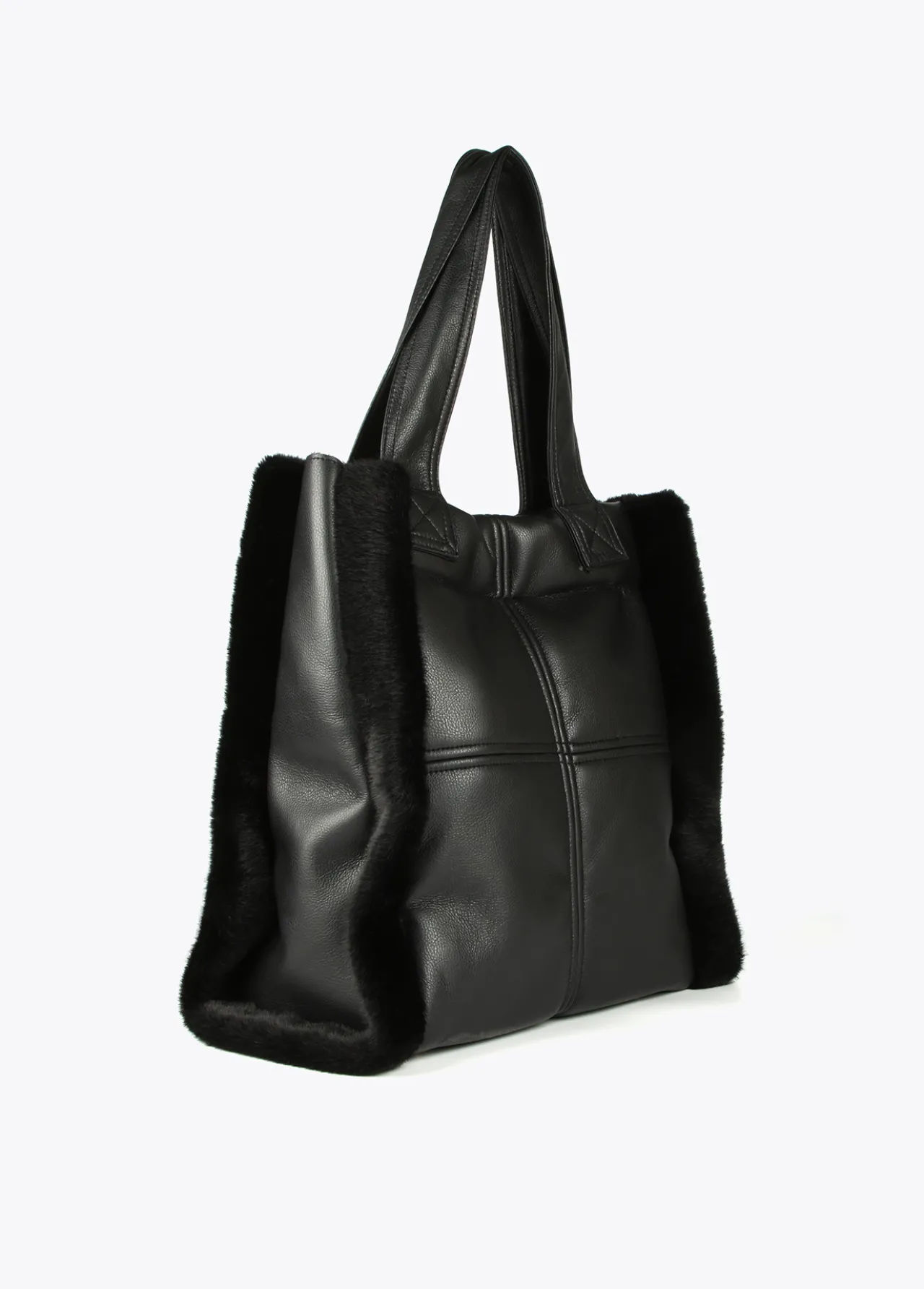 shopper_efecto_piel_y_pelo_4-1.webp Lola Casademunt Bolsos Shopper | Bolsos De Hombro<Shopper efecto piel y pelo NEGRO