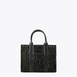 Lola Casademunt Bolsos Shopper | Bolsos Grandes<Shopper estampado zebra NEGRO