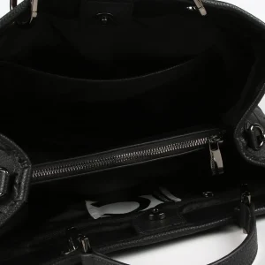 Lola Casademunt Bolsos Shopper | Bolsos De Hombro<Shopper grabado NEGRO