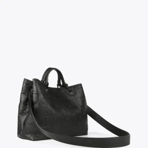 Lola Casademunt Bolsos Shopper | Bolsos De Hombro<Shopper grabado NEGRO