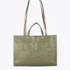 Lola Casademunt Bolsos Shopper | Bolsos De Hombro<Shopper logo relieve KAKI