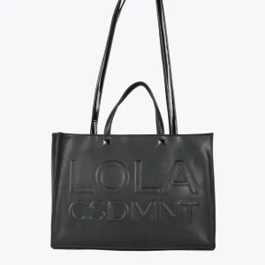Lola Casademunt Bolsos Shopper | Bolsos Grandes<Shopper logo relieve KAKI