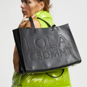 Lola Casademunt Bolsos Shopper | Bolsos Grandes<Shopper logo relieve KAKI