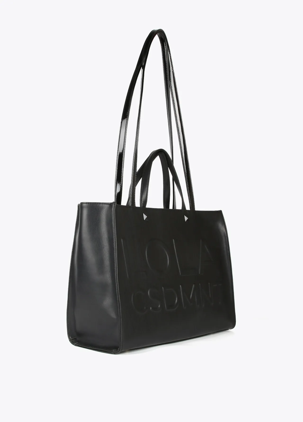 shopper_logo_relieve_4.webp Lola Casademunt Bolsos Shopper | Bolsos Grandes<Shopper logo relieve KAKI
