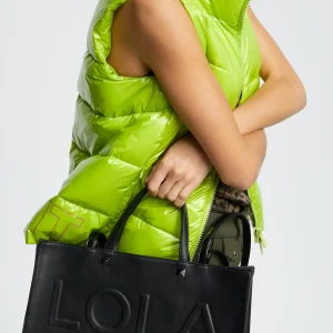 Lola Casademunt Bolsos Shopper | Bolsos Grandes<Shopper logo relieve KAKI