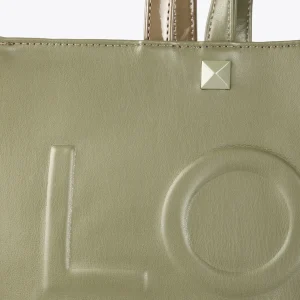 Lola Casademunt Bolsos Shopper | Bolsos De Hombro<Shopper logo relieve KAKI