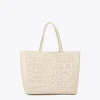 Lola Casademunt Bolsos Shopper | Bolsos De Hombro<Shopper logo troquelado CRUDO
