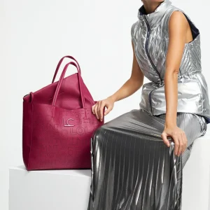 Lola Casademunt Bolsos Shopper | Bolsos De Hombro<Shopper logo troquelado CRUDO