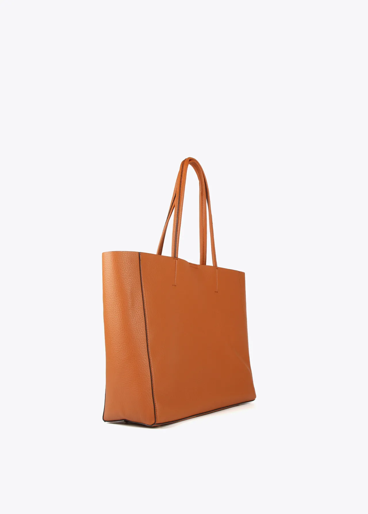 shopper_logo_troquelado_3-3.webp Lola Casademunt Bolsos Shopper | Bolsos De Hombro<Shopper logo troquelado CRUDO