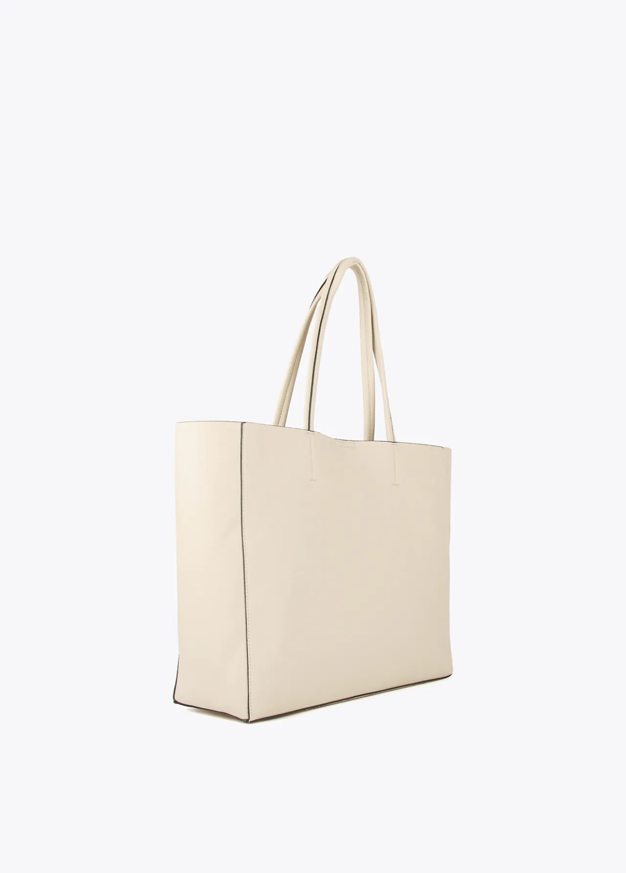 shopper_logo_troquelado_4-2.webp Lola Casademunt Bolsos Shopper | Bolsos De Hombro<Shopper logo troquelado CRUDO