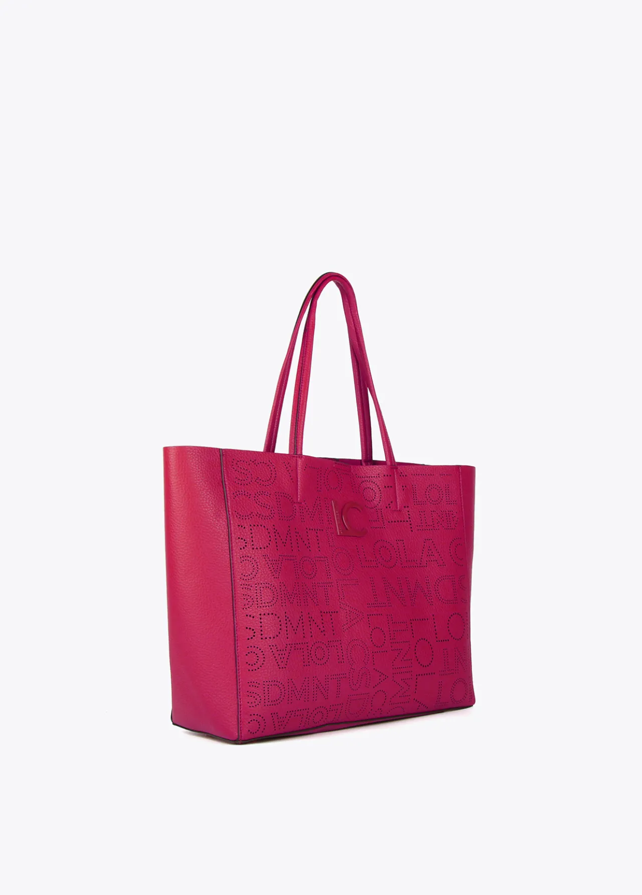 shopper_logo_troquelado_4.webp Lola Casademunt Bolsos Shopper | Bolsos De Hombro<Shopper logo troquelado CRUDO