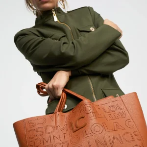 Lola Casademunt Bolsos Shopper | Bolsos De Hombro<Shopper logo troquelado CRUDO