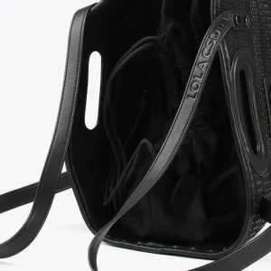 Lola Casademunt Bolsos<Shopper material trenzado NEGRO