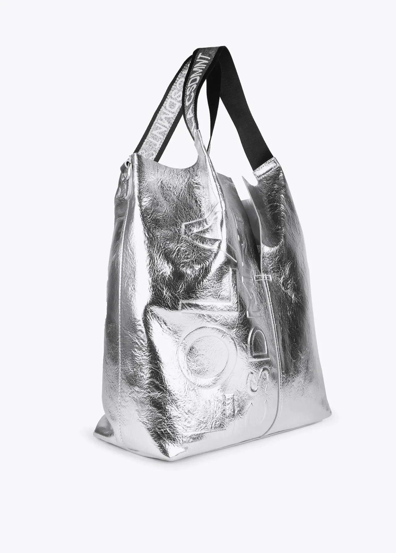 shopper_metalizado_4-2.webp Lola Casademunt Bolsos Shopper | Bolsos De Hombro<Shopper metalizado FUCSIA