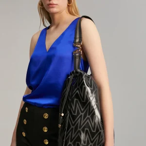 Lola Casademunt Bolsos Shopper | Bolsos De Hombro<Shopper monograma CRUDO-MARRON