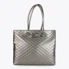 Lola Casademunt Bolsos Shopper | Bolsos De Hombro<Shopper rombos relieve GRIS