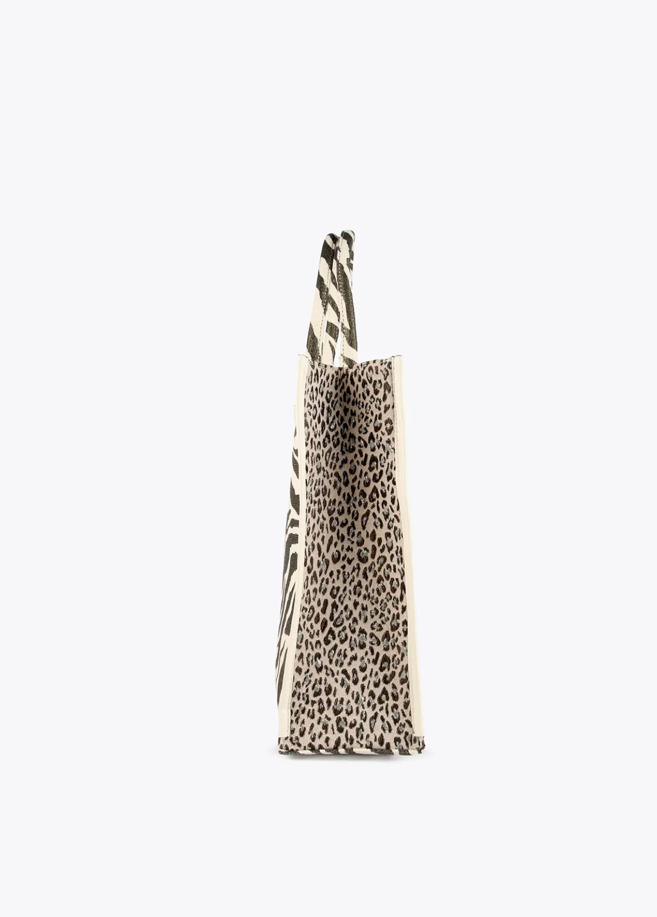 shopper_tejido_combinado_zebra_y_leopard_3.webp Lola Casademunt Bolsos<Shopper tejido combinado zebra y leopard CRUDO-MARRON