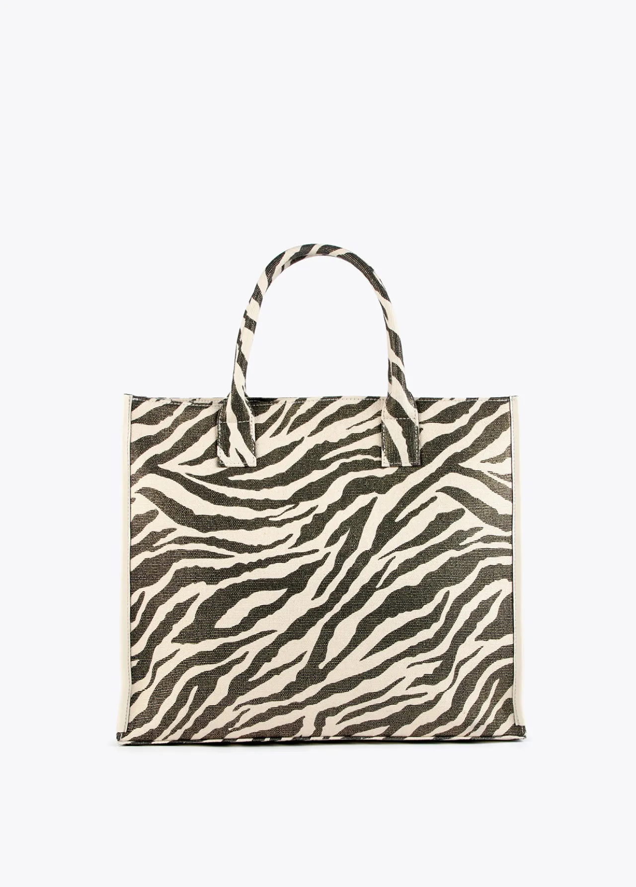 shopper_tejido_combinado_zebra_y_leopard_4.webp Lola Casademunt Bolsos<Shopper tejido combinado zebra y leopard CRUDO-MARRON