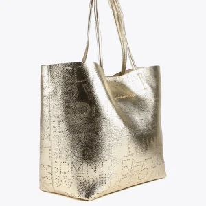 Lola Casademunt Bolsos Shopper | Bolsos De Hombro<Shopper troquelado DORADO